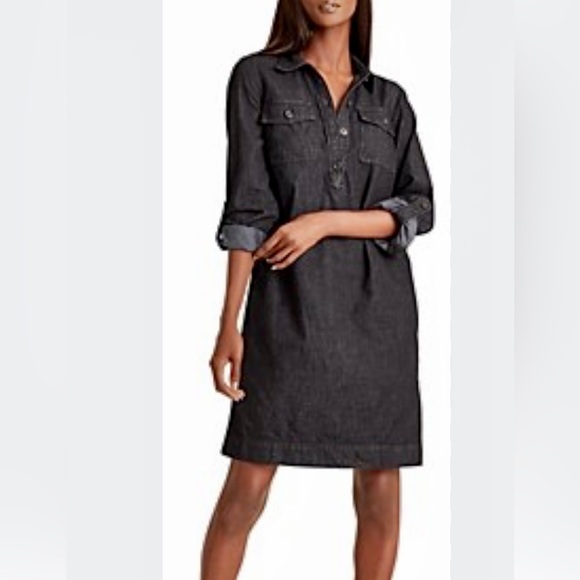 Ralph Lauren Dresses & Skirts - Ralph Lauren Utility Denim Shirt Dress